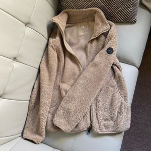 Full zip “fleece” coat